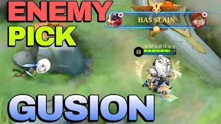 FRANCO vs TOP GUSION | Damage Build Roam Franco Against Gusion Main | Rank Push Mythical Glory |MLBB