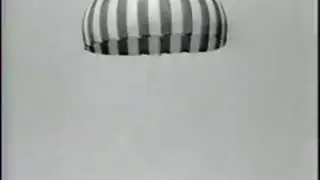 Test of Mercury space capsule automatic parachute 1959