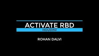 3 ways to activate Rigid Bodies in Houdini