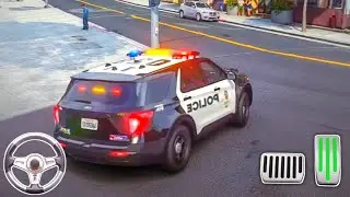 Police Car Driving Simulator 2025 | City Patrol Mission Gameplay