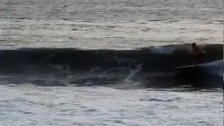 longboard surfing on NEW Dolsey Bam Bam ..