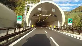 Dashcam: Bolzano to Brenner Pass Toll station, along highway E45 Samba Style@melanatedbantu_msafiri