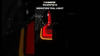Testing Scorpio N's Modified Tail Lights