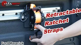 Mabett Retractable Ratchet Straps for 2022-2025 Ford Maverick#caraccessories #fordmaverick