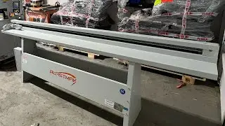 SC1000 programmable length stop for aluminum and PVC upcut saws