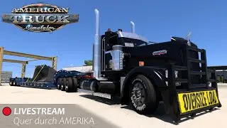 🔴 LIVESTREAM quer durch AMERIKA | 121 mi - RADLADER Schaufel VOLVO | #ATS #virtualTrucker #fyp