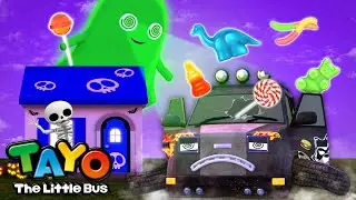 Trick or Treat with Bad Car!🍬 | Who took the Candy? | Tayo Halloween Song | Tayo the Little Bus