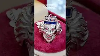 Lion Ring Pure 925 Silver jewellery #lionring #shorts #shortsfeed #jewellery