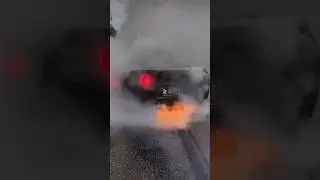 C6 Corvette catches fire mid burnout! #1320video #racing
