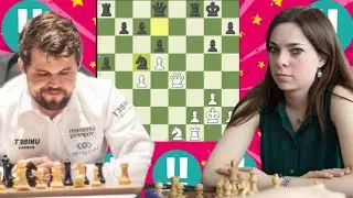 Decent Magnus Carlsen vs Dina Belenkaya 23