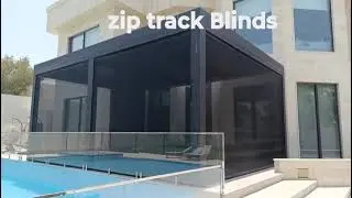 Zip Screen Blinds for Interior and Exterior. 