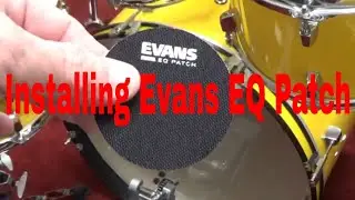 Как установить патч Evans EQ на бас-барабан