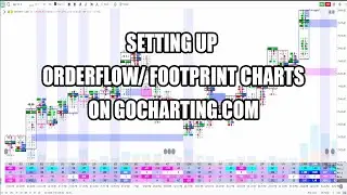 Настройка диаграмм Orderflow/Footprint на Gocharting.com