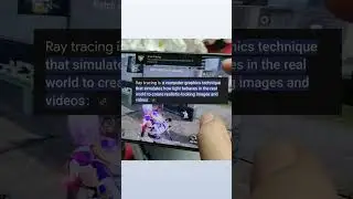 Ray Tracing makes Graphics realistic 😱 #bgmi #samsung