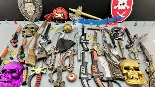 Toy Pirate Set, Weapons And Swords Used By Pirates Who Ruled The Seas İn Ancient Times