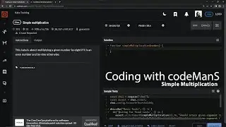 Codewars 8 kyu Simple Multiplication Javascript