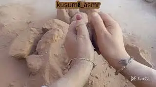  New dry floor crumbling ✨ Pure red sand crispy 🤩 crunchy texture 🌟 satisfying watch 