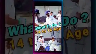 What to Do in Age 14 to 16 for Cricket Success #shorts