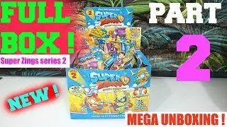 Super Zings Series 2 FULL BOX - PART 2 (MEGA UNBOXING)