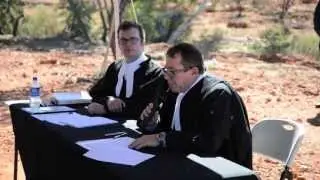 Wiluna Native Title Determination, July 2013.