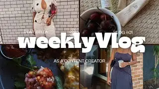 WEEKLY VLOG : Starting Youtube.