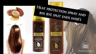 Organ Oil Heat Defence Leave in Spray (Review) feel free to style your hairs (bye bye split ends)