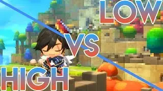 MapleStory 2 | PC Graphic Settings | High vs Low