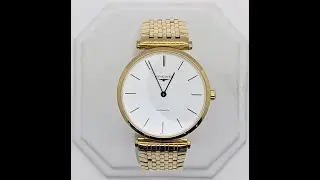 LONGINES La Grande Classique Gold Tone 34mm wrist watch
