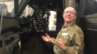 Maj. Mouat explains a few flaws with Panther Command and Liaison Vehicle at Defence Academy UK