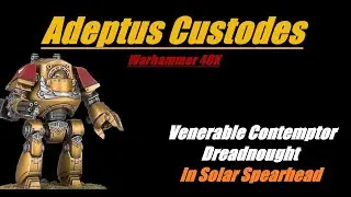 Почтенный дредноут Адептус Кустодес в Solar Spearhead Warhammer 40K