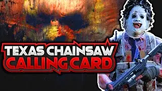 Texas ChainSaw Calling Card And Emblem In Modern Warfare?! (Weirdest Way To Get A Calling Card)