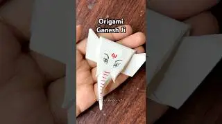 Tutorial: how to make Ganesh ji with paper fold #Shorts #origami