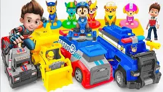 Paw Patrol Toys Unboxing Review | Chase Rubble Marshall & Mighty Movie | Paw Patrol Police Cruiser