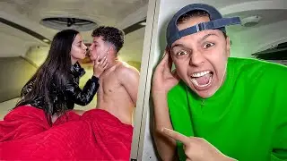 Rolou BEIJAO!😍 FLAGREI O RAFINHA EA LE SE BEIJANDO DENTRO DA LANCHA!!