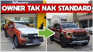 Siap Modified baru DELIVER!! Ford Ranger Wildtrak + WILD Bodykit & banyak lagi!! | Recondplus