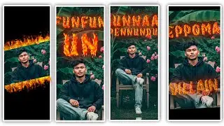 Eppovum Villan Dialogue Video Editing Alight motion 💥 Rowdy song Editing in Alight motion Tamil 🔥