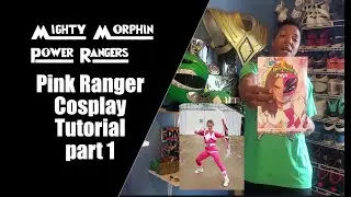 MMPR Pink Ranger cosplay tutorial | Part 1 making the patterns | Free Pattern
