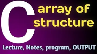 Array of structure in c programming