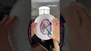 Paper plate Easter egg hat! #crafts #easter #shorts