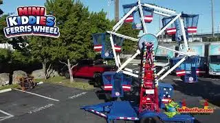 Mini Ferris Weehl Red White and Blue From We Rent Fun | Party Rentals Miami