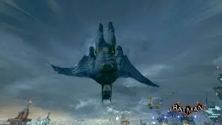BATMAN ARKHAM KNIGHT-1970s Batman Skin Gameplay-BACK TO THE PAST