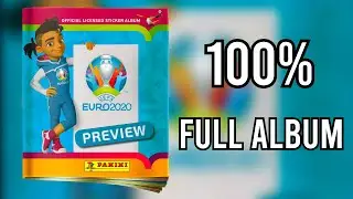 Panini Full Album Euro 2020 Preview Orange Edition 100% - COMPLETE, LLENO, COMPLETO, ЗАПОЛНЕННЫЙ