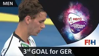 GER 3-3 IND Gomoll fires the stroke into the top corner to equalise for Germany #HCT2016