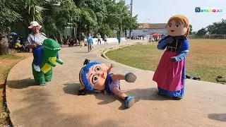 Badut Mampang Joget Unik ~ CFD Kota Tuban Jatim