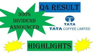 Tata Coffee | Q4 Results | 300% Dividend Announced | Huge QOQ Profit Growth