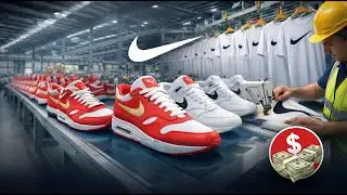Inside a Nike Factory: How Billion-Dollar Shoes and T-Shirts Are Made (Full Process)
