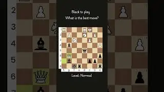 Black to Play & Win | This Simple Chess Puzzle Has a Brilliant Hidden Trick