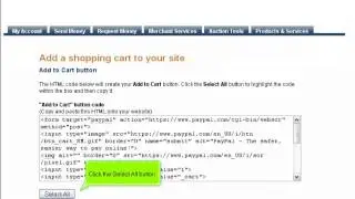 How to setup a PayPal shopping cart