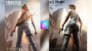 to make Hollywood movie poster | how to design a poster | action movie poster design tutorial