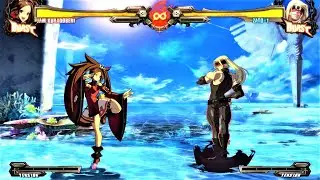 Jam Kuradoberi vs Zato-1 (Hardest AI) - Guilty Gear Xrd Rev2